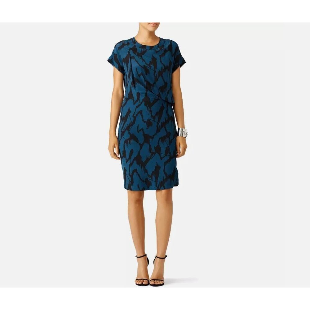 Malene Birger Bellatrix Harluna Silk‎ Short Sleeve Dress Women's Size 40 US 10